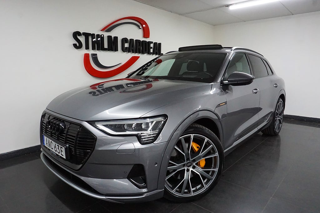 Audi E-Tron 55 Quattro 408hk Matrix, Pano, B&O, 360° kamera, D.Krok