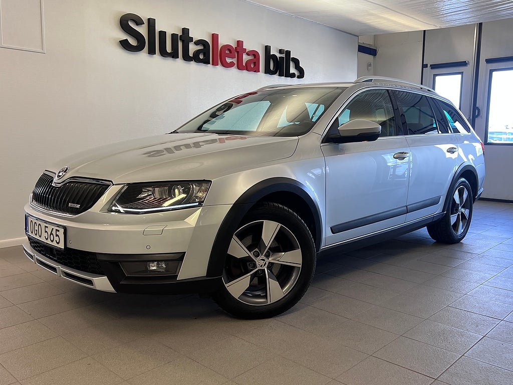 Skoda Octavia Scout 2.0 TDI 4x4 Premium Aut Drag Skinn S/V Hjul