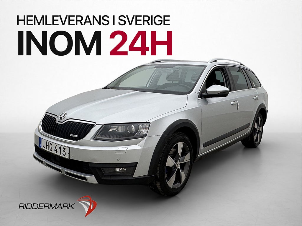 Skoda Octavia Scout TDI 4x4 Premium Canton Värm Kamera Drag