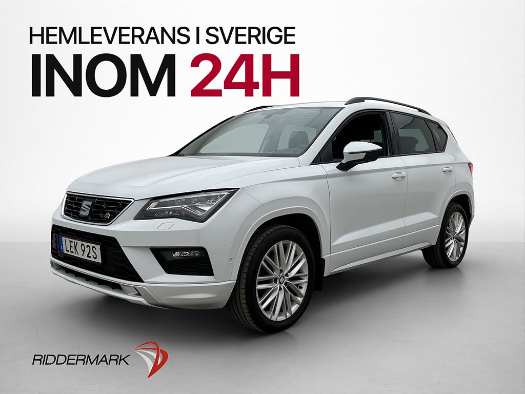 Seat Ateca 2.0 TSI 4Drive FR Navi Kamera CarPlay Dragkrok