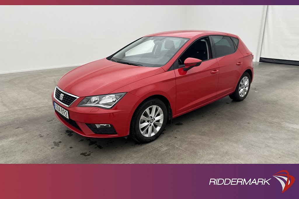 Seat Leon TSI 110hk Style En-Bruk Sensorer CarPlay Halvskinn