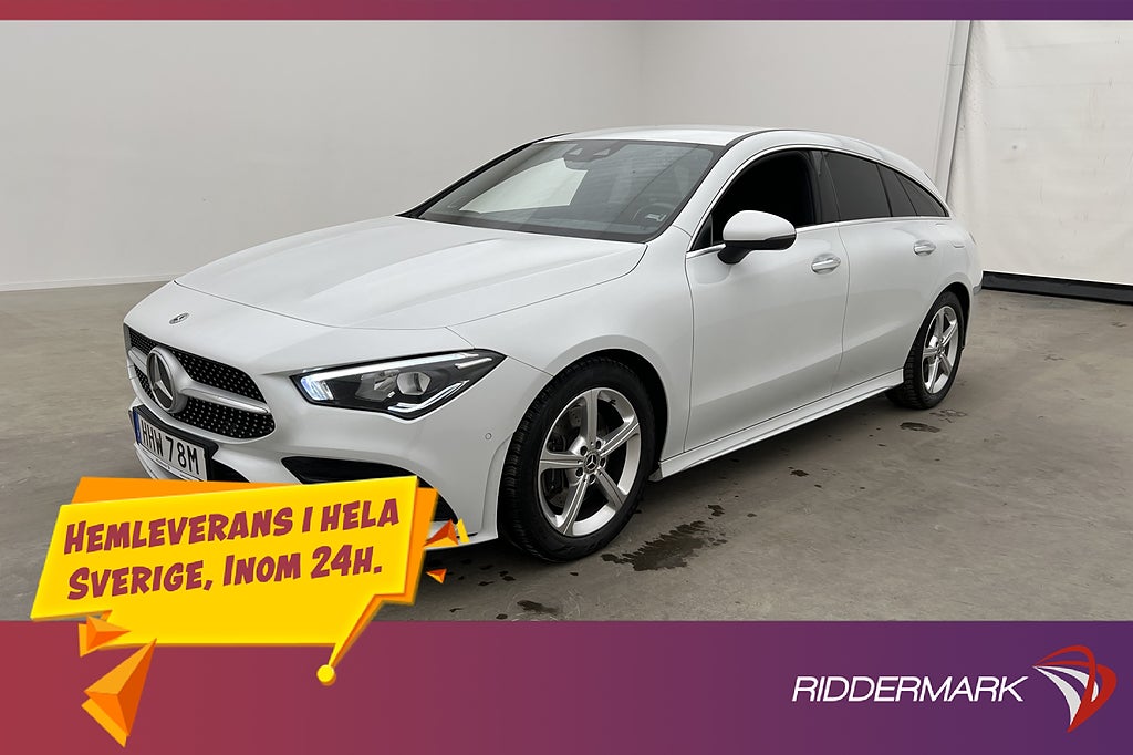 Mercedes-Benz CLA 200 SB AMG Kamera Wide Burmester Dragkrok