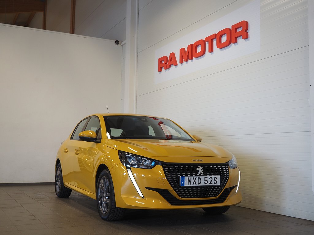 Peugeot 208 1.2 PureTech 75hk Active | Låga mil | 2020