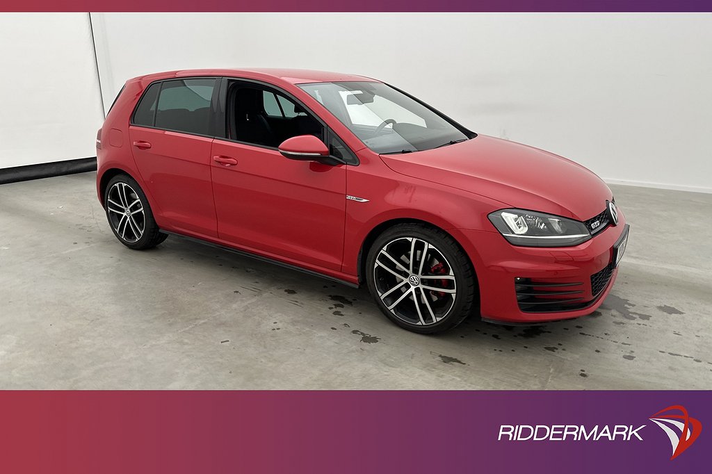 Volkswagen Golf GTD 184hk Pluspkt Dynaudio Sensorer CarPlay