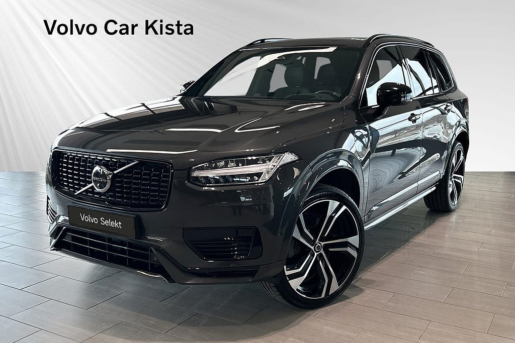 Volvo XC90 Recharge T8 Ultimate Dark B/W Drag Luftfj HUD