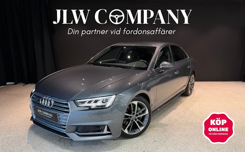 Audi A4 Sedan 40 TDI Quattro I Carplay I Dragkrok 