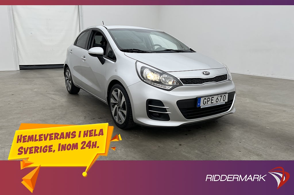 Kia Rio 1.2 CVVT 84hk Advanced Kamera Navi Rattvärme