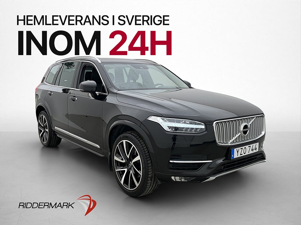 Volvo XC90 T5 AWD Inscription 7-Sits Skinn Kamera Värmare