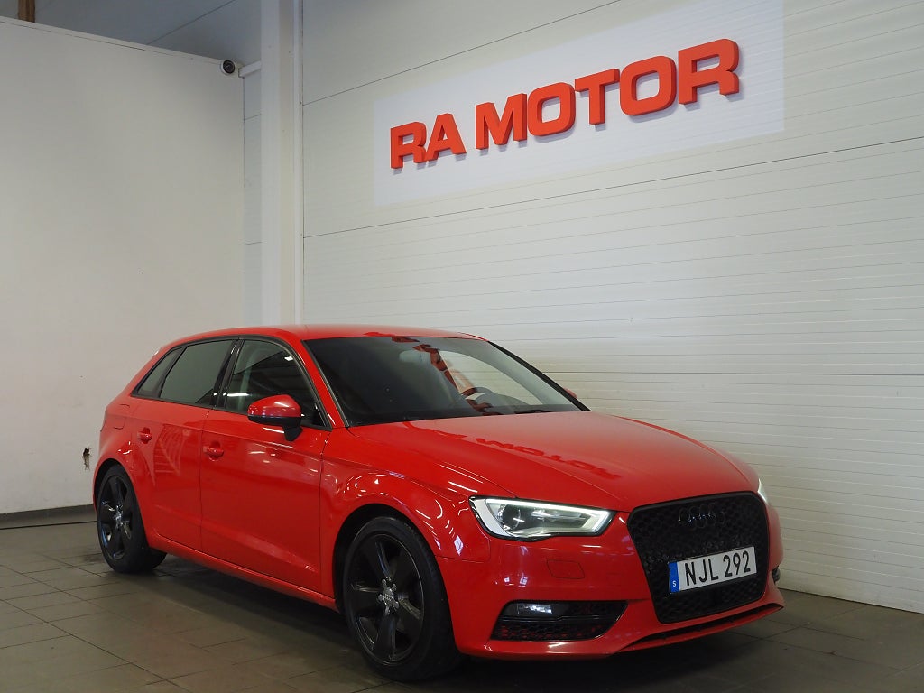 Audi A3 SB TDI 150hk S-Tronic | Adaptiv farth | Side Assist |