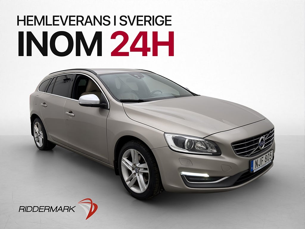 Volvo V60 D4 Momentum VOC Värmare Skinn Rattvärme Drag