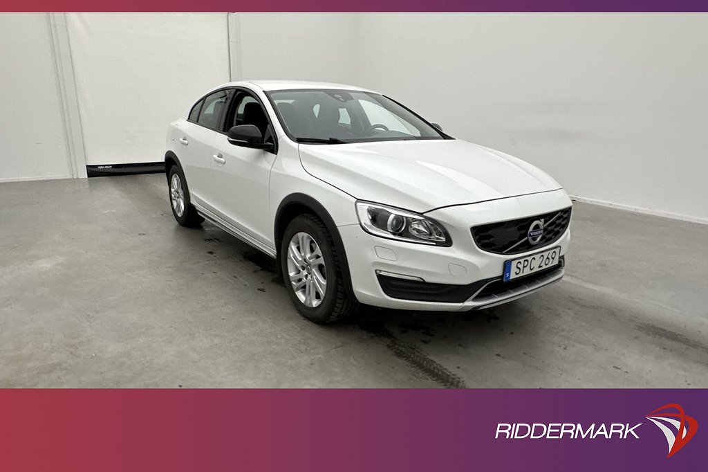 Volvo S60 Cross Country D3 150hk VOC Dragkrok Värmare Kamera