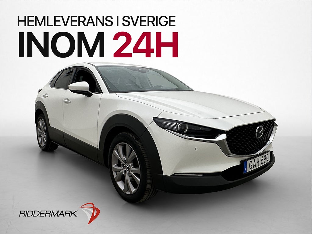 Mazda CX-30 2.0 180hk AWD BOSE Dragkrok HUD Kamera Rattvärme