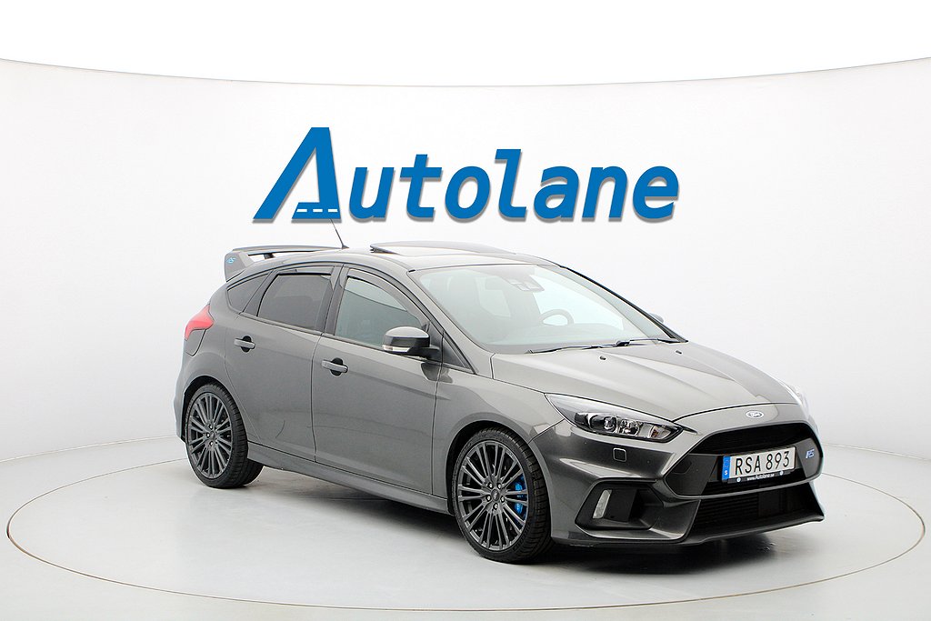 Ford Focus RS, Taklucka, GPS, Backkamera, Skalstolar 350hk