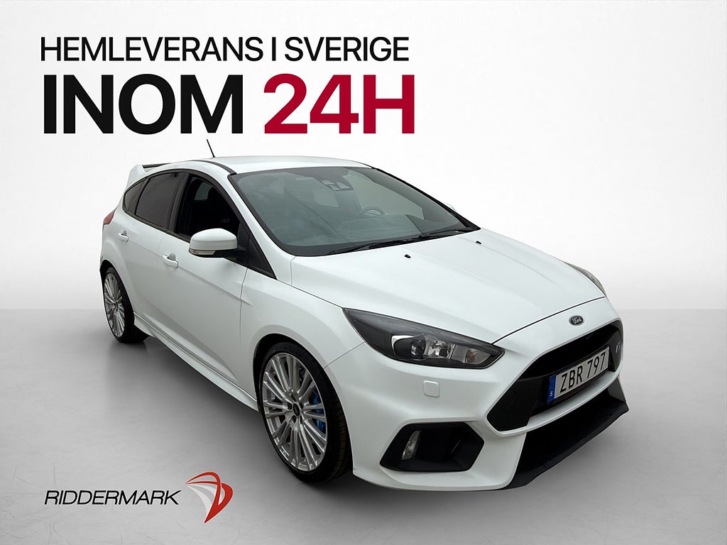 Ford Focus RS AWD 350hk Recaro Skalstolar Kamera Sony