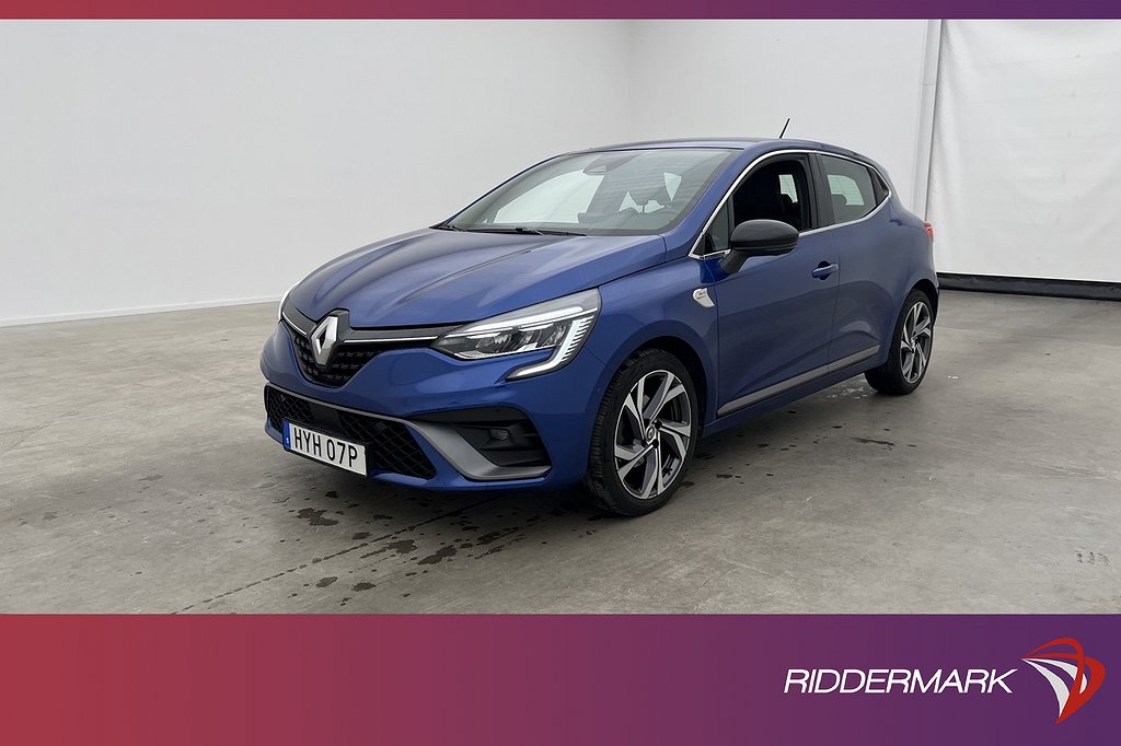 Renault Clio 1.3 TCe 130hk R.S. Line 360° Navi Halvskinn