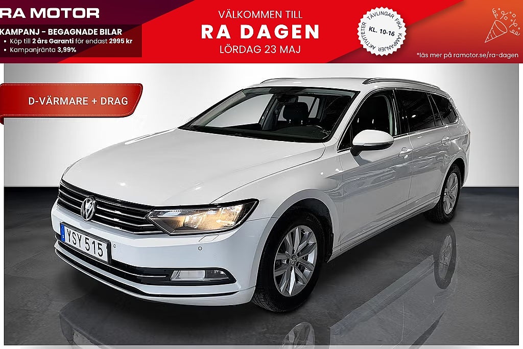 Volkswagen Passat SC 2.0 TDI 150hk | D-Värmare | Drag | Kamera | 2019
