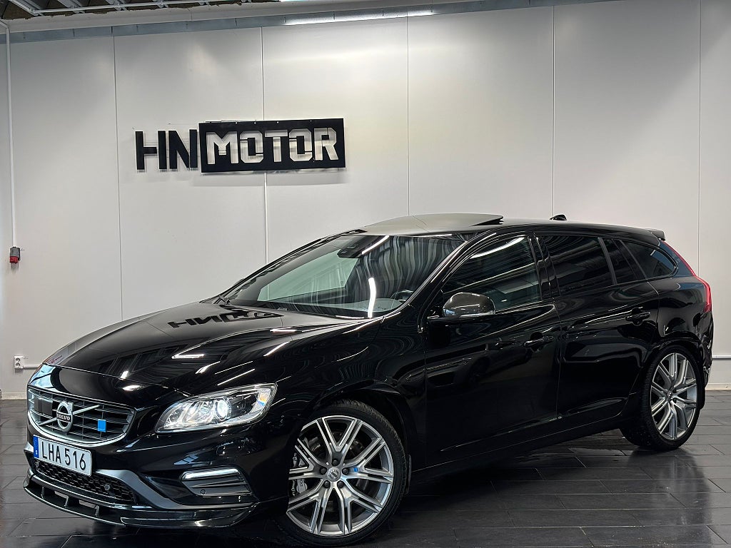 Volvo V60 Polestar T6 AWD 367hk |TakL|H/K|BKam|Adaptiv|KOLFIBER|