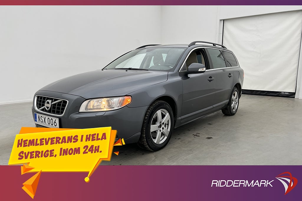 Volvo V70 D3 Momentum Värmare Dragkrok Sensorer Halvskinn