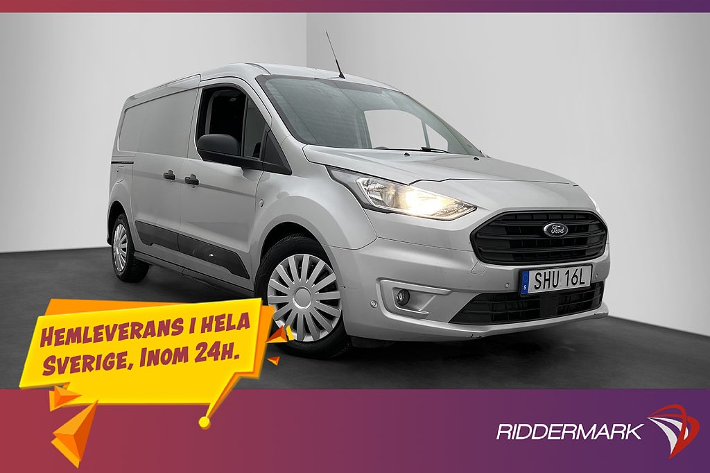 Ford Transit Connect LWB Värmare Drag V-inredd B-Kamera Moms