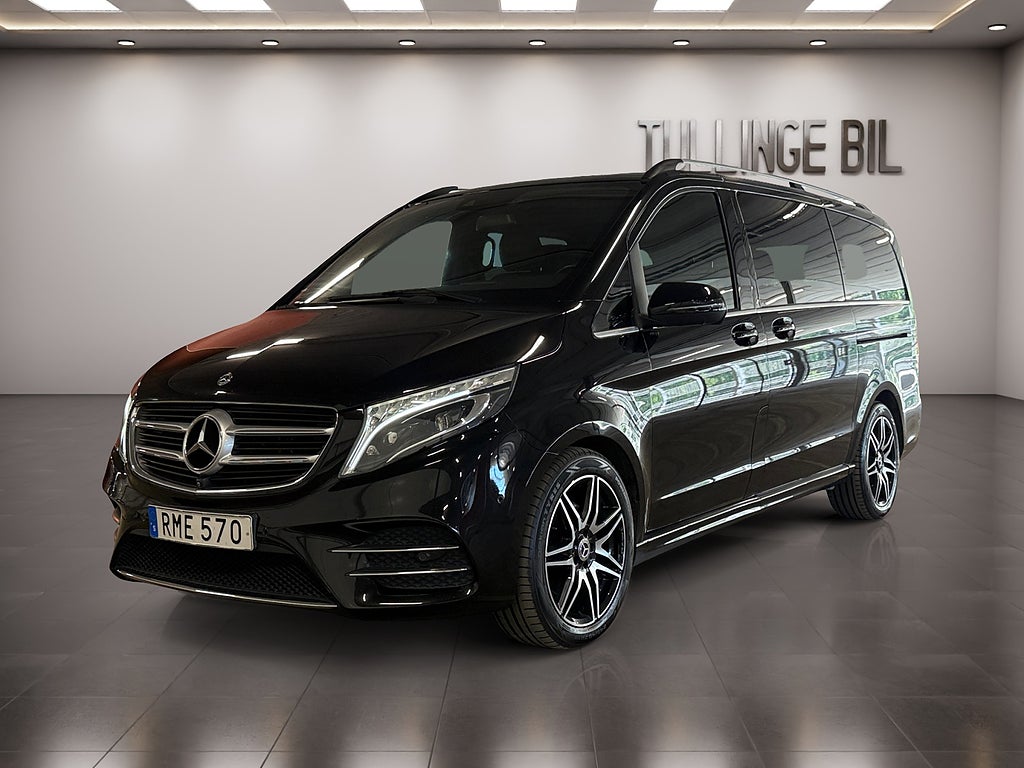 Mercedes-Benz V 250 d 7G AMG 7-Sits 360° Läder Värmare Drag Navi 19"