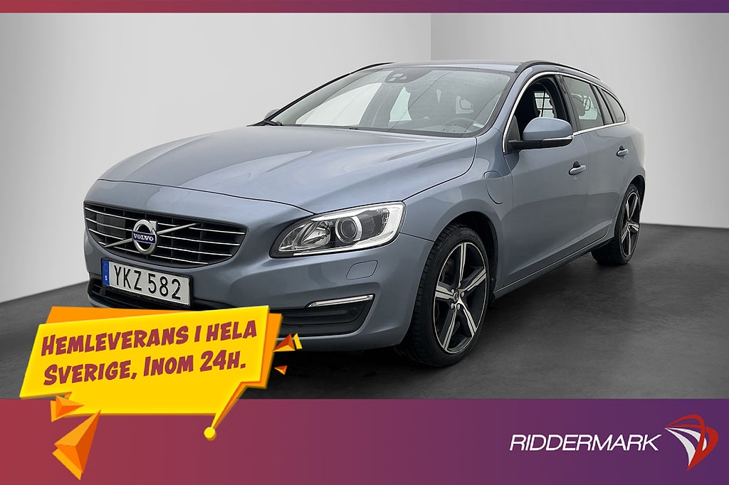 Volvo V60 D5 Plug-in Hybrid AWD Momentum D-Värm Drag Kamera