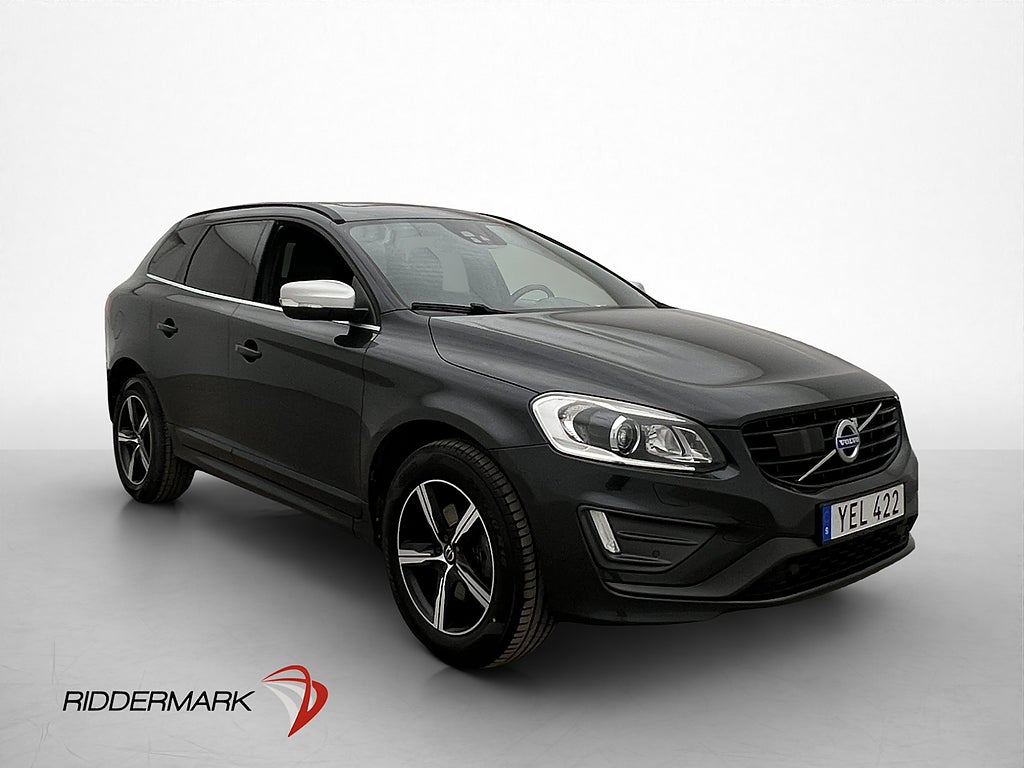 Volvo XC60 D4 AWD 190hk R-Design Pano Värm Blis Kamera Drag