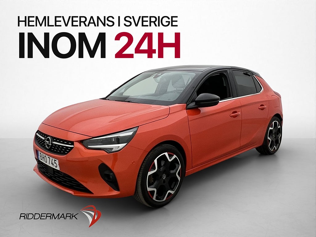 Opel Corsa-e 136hk Elegance Pano Kamera CarPlay Rattvärme
