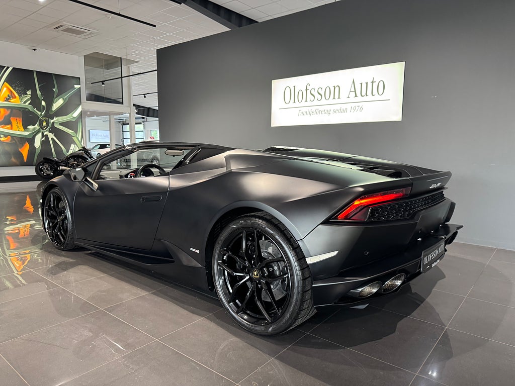 Lamborghini Huracán LP 610-4 Spyder Sportavgas Sensonum Lift - bild 13