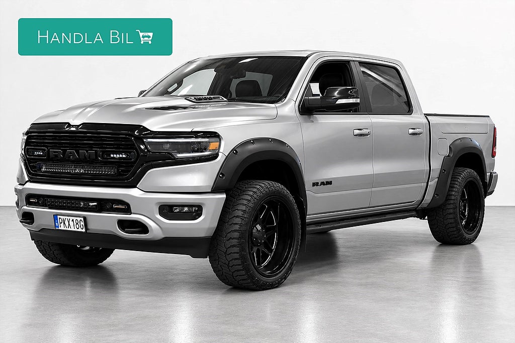 RAM 1500 Dubbelhytt V8 HEMI 4x4 Limited Night Rambox Carven H/K Luft Moms