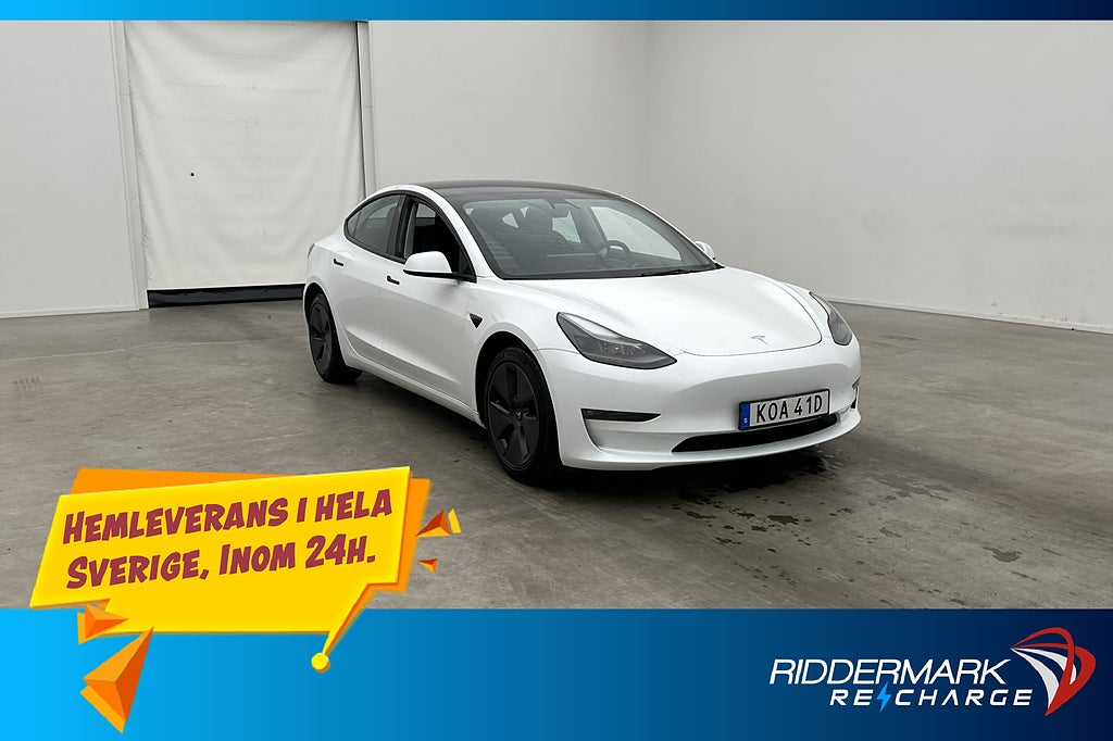 Tesla Model 3 Long Range AWD Svensksåld Autopilot