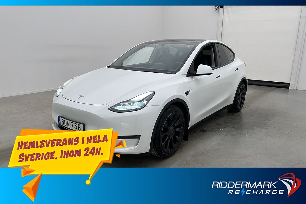 Tesla Model Y Performance Autopilot Panorama Svensksåld
