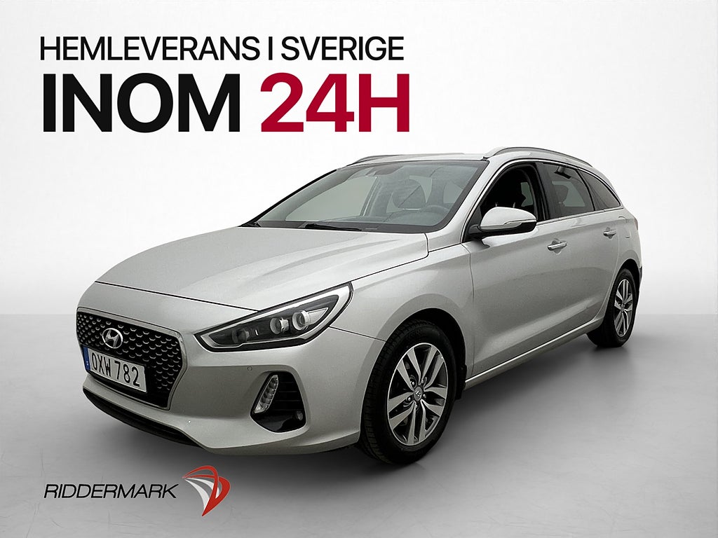 Hyundai i30 1.4 T-GDI 140hk Kamera CarPlay Navi 0,55L/mil