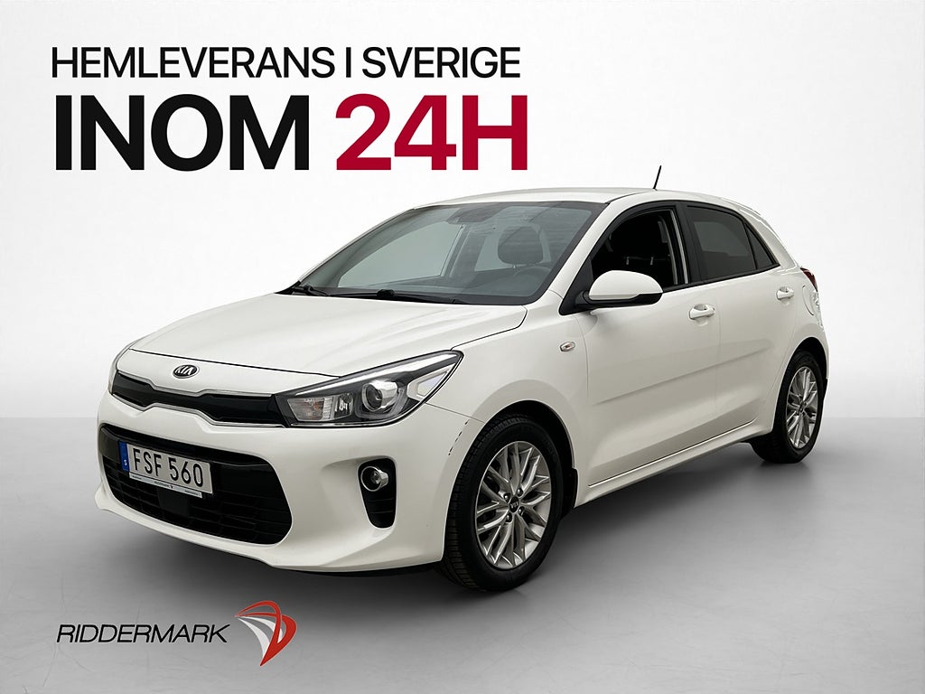 Kia Rio 1.2 CVVT 84hk GLS Kamera Rattvärme  CarPlay