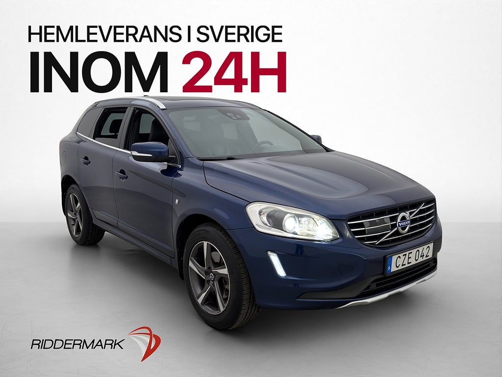 Volvo XC60 D4 AWD Ocean Race Pano VOC Värmare Skinn Drag
