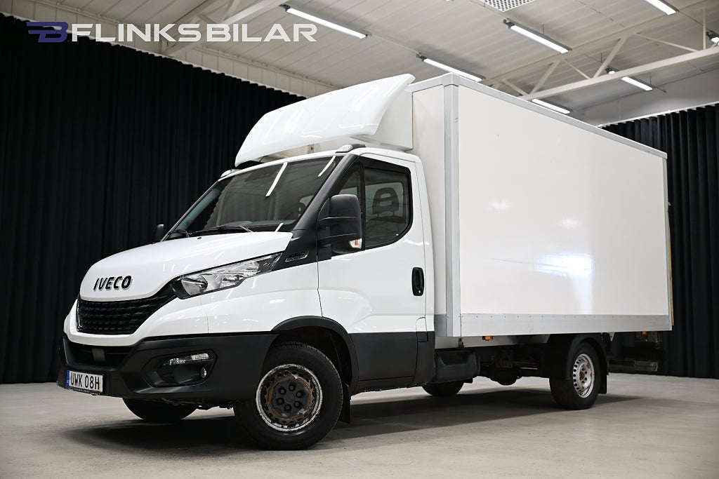 Iveco Daily 136HK Automat|Volymskåp|Volymskåp|BG-Lyft|Sidodörr|Moms