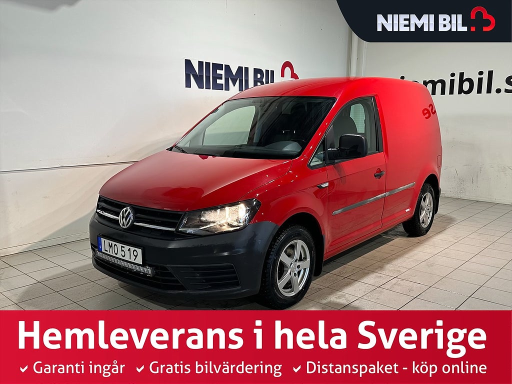 Volkswagen Caddy Van 2.0 Dvärm Drag LED-ramp S/V-hjul