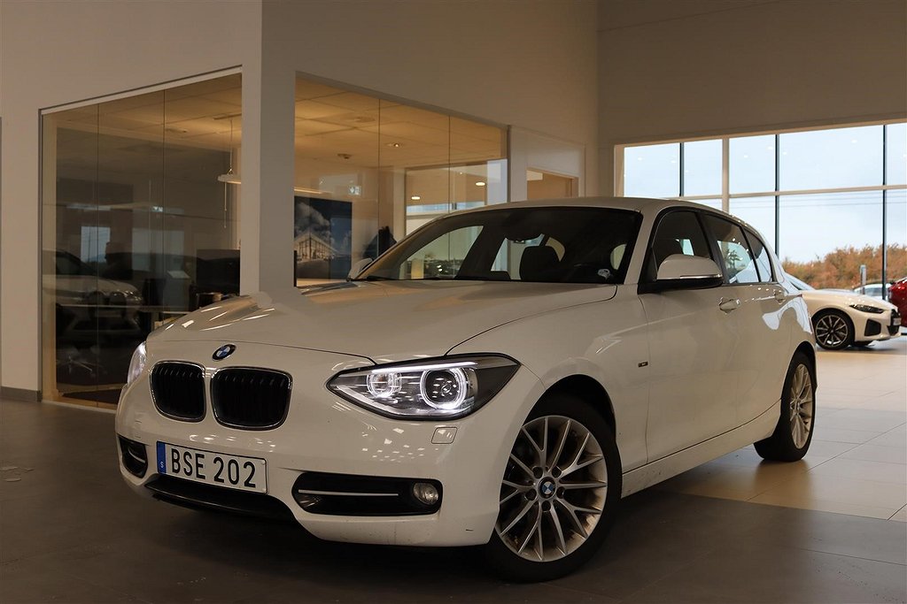 BMW 118 1-serie Sportline En Ägare M-Ratt PDC Sportstolar