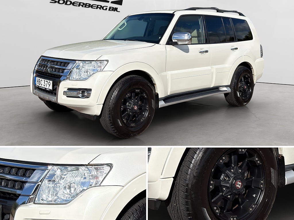Mitsubishi Pajero 5-dörrar 3.2 Di-D 200hk 4WD, 7-sits, navi, Pano, SE UTR