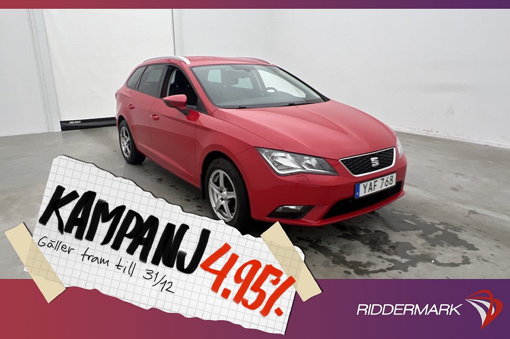 Seat Leon ST 1.2 TSI 110hk M-Värmare Sensorer 4,95% Ränta