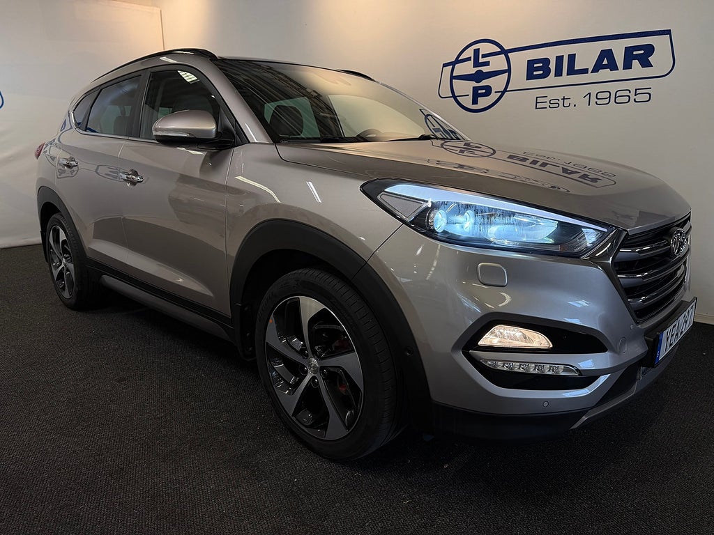 Hyundai Tucson 1.6 T-GDI AWD 177hk | Panorama/ Drag/ Elstolar/ 1 Ägare