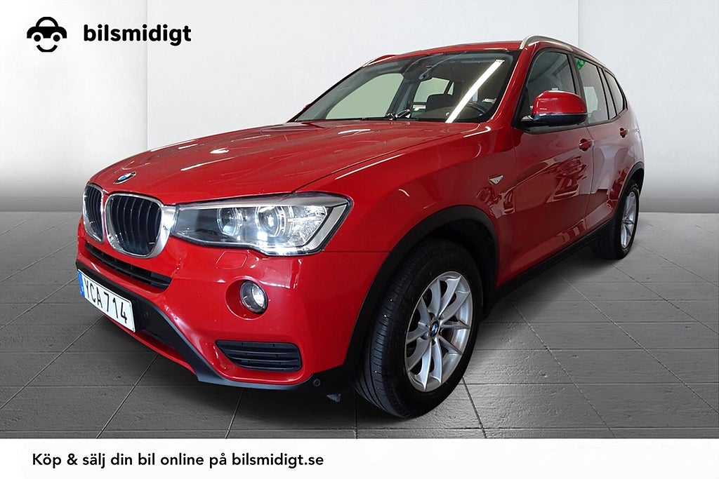 BMW X3 xDrive20d Aut Drag Navi Värmare P-Sens Connected