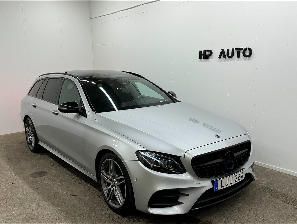 Mercedes-Benz E 220d AMG Pano Drag Widescreen 360 Navi 194hk