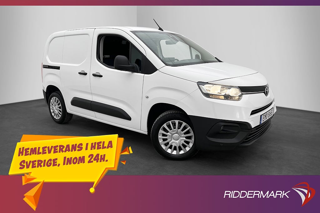 Toyota proace-city 1.2 130hk B-Kamera CARPLAY Moms 1-Brukare