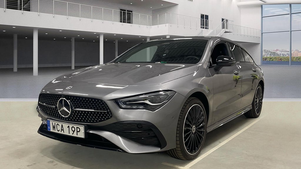 Mercedes-Benz CLA 250 e Shooting Brake AMG Värmare 360° Night Navi