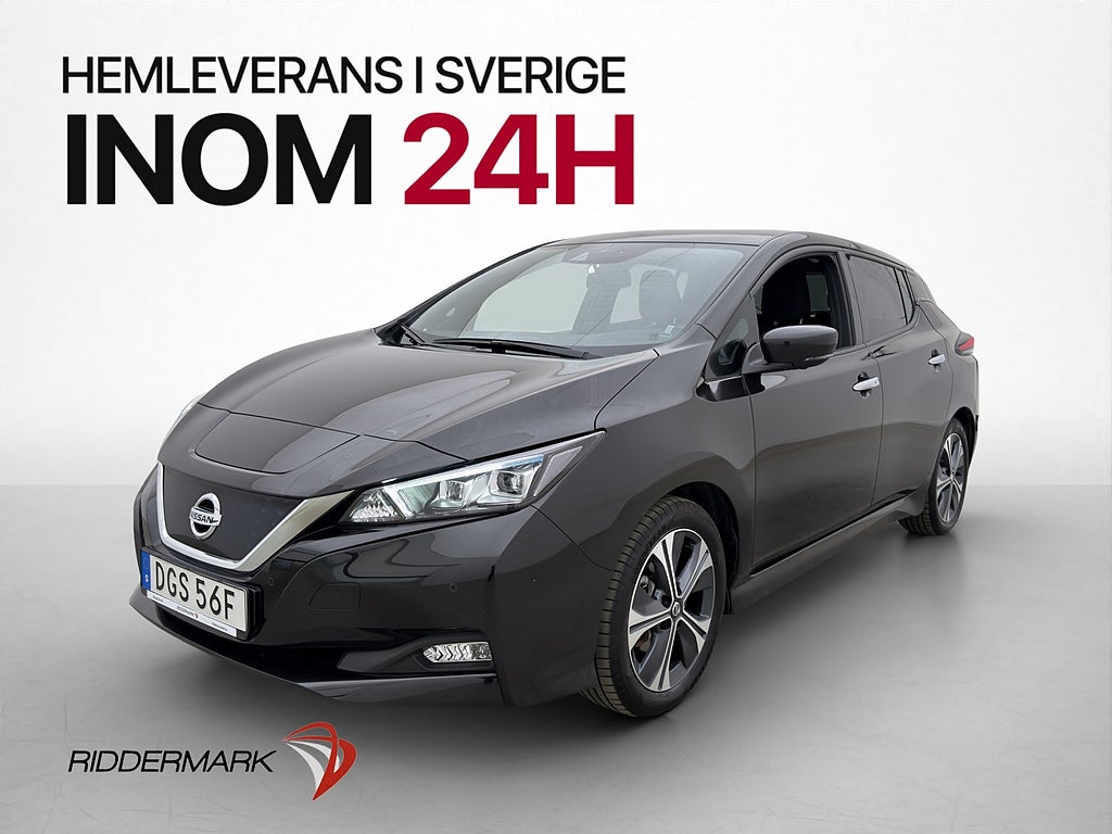 Nissan Leaf 150hk 40 kWh N-Connecta 360 kamera Rattvärm MOMS
