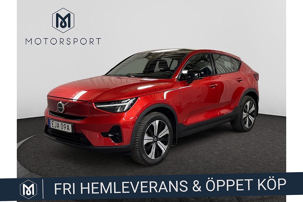 Volvo C40 Recharge Single Motor Plus 231hk Värmepump Panoram