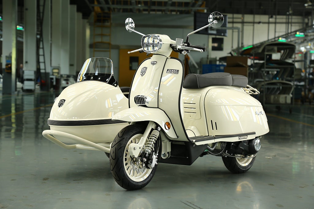 Royal Alloy GP350 SE med sidovagn