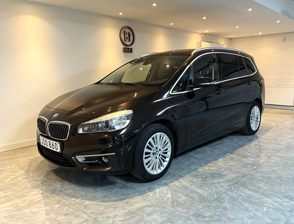 BMW 218 d GRAND TOURER 7-SITS LUXURY LINE DRAG B-KAM HELSKINN
