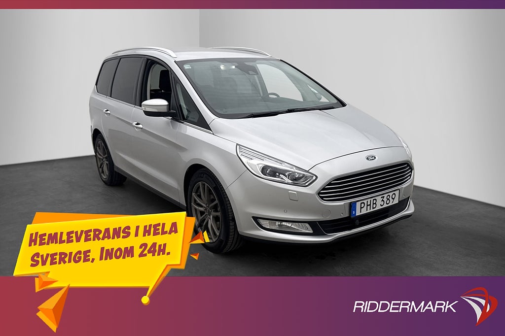Ford Galaxy TDCi 150hk Titanium 7-Sits M&K-Värmare Kamera