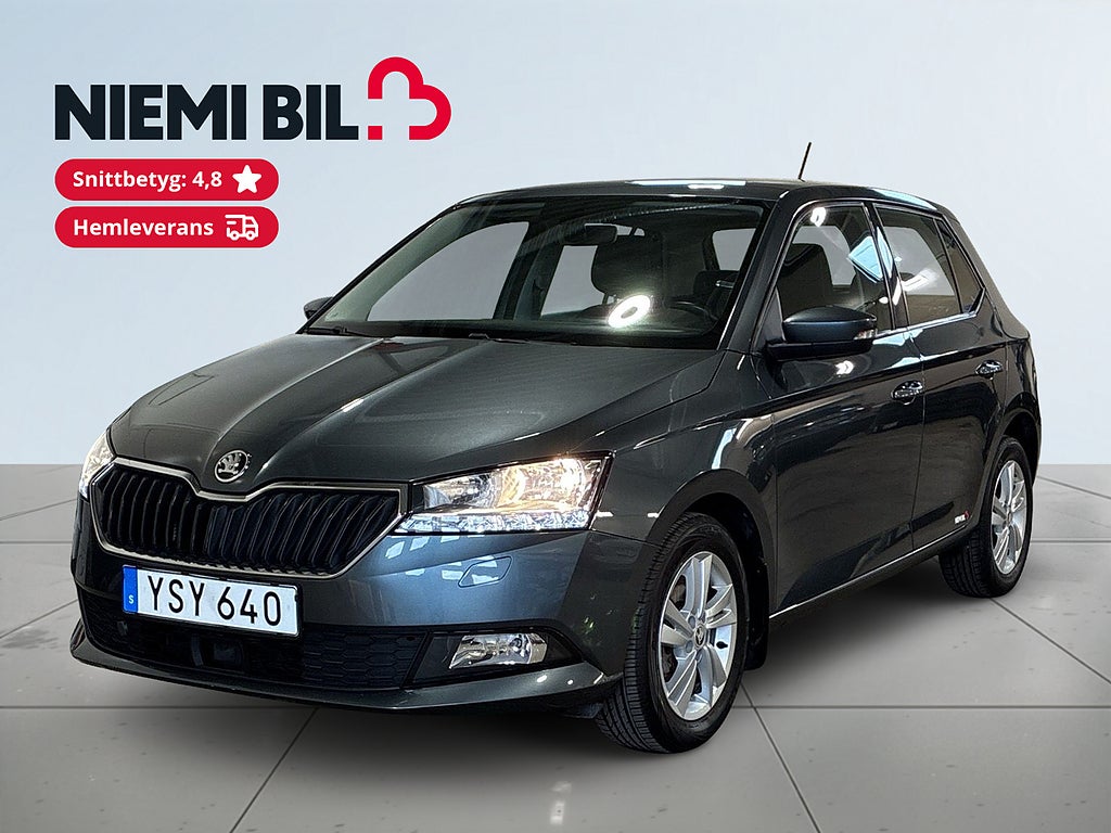 Skoda Fabia 1.0 TSI Style Värmare Farthållare Psens 1 ägare S&Vhjul